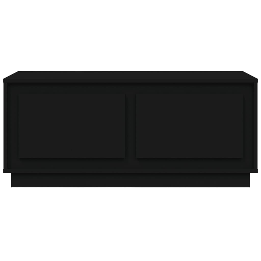 Table basse noir 102x50x44 cm bois d’ingénierie - Tables basses