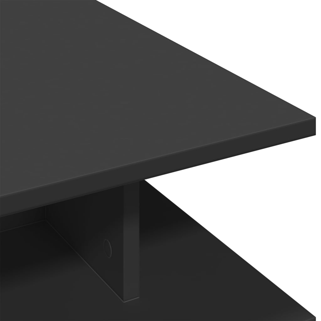 Table basse noir 102x55x35 cm bois d’ingénierie - Tables basses