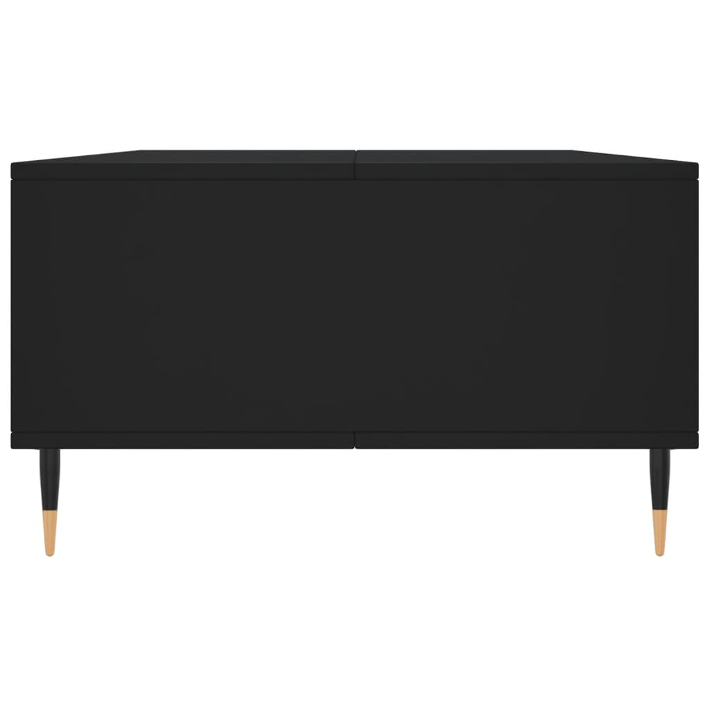 Table basse noir 104x60x35 cm bois d’ingénierie - Tables basses
