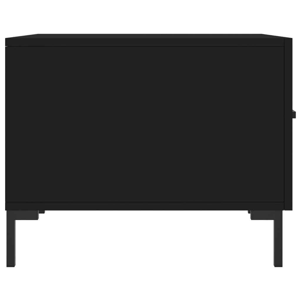 Table basse Noir 50x50x40 cm Bois d’ingénierie - Tables basses