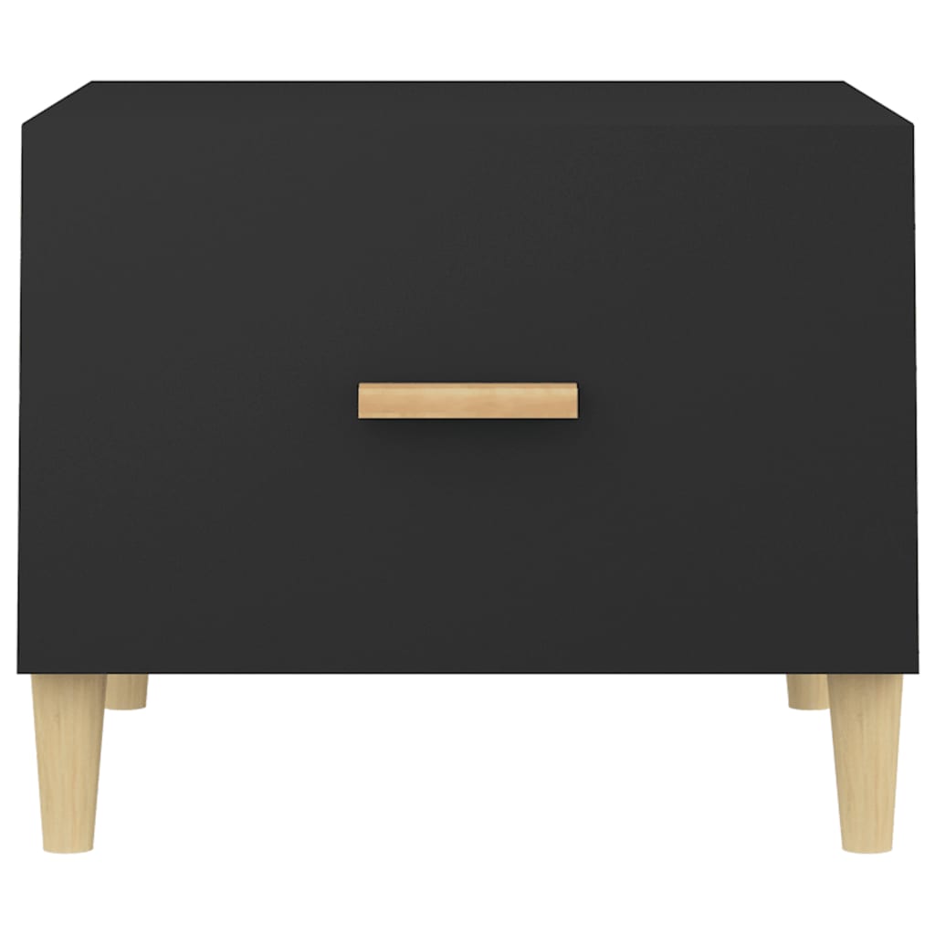 Table basse Noir 50x50x40 cm Bois d’ingénierie - Tables basses