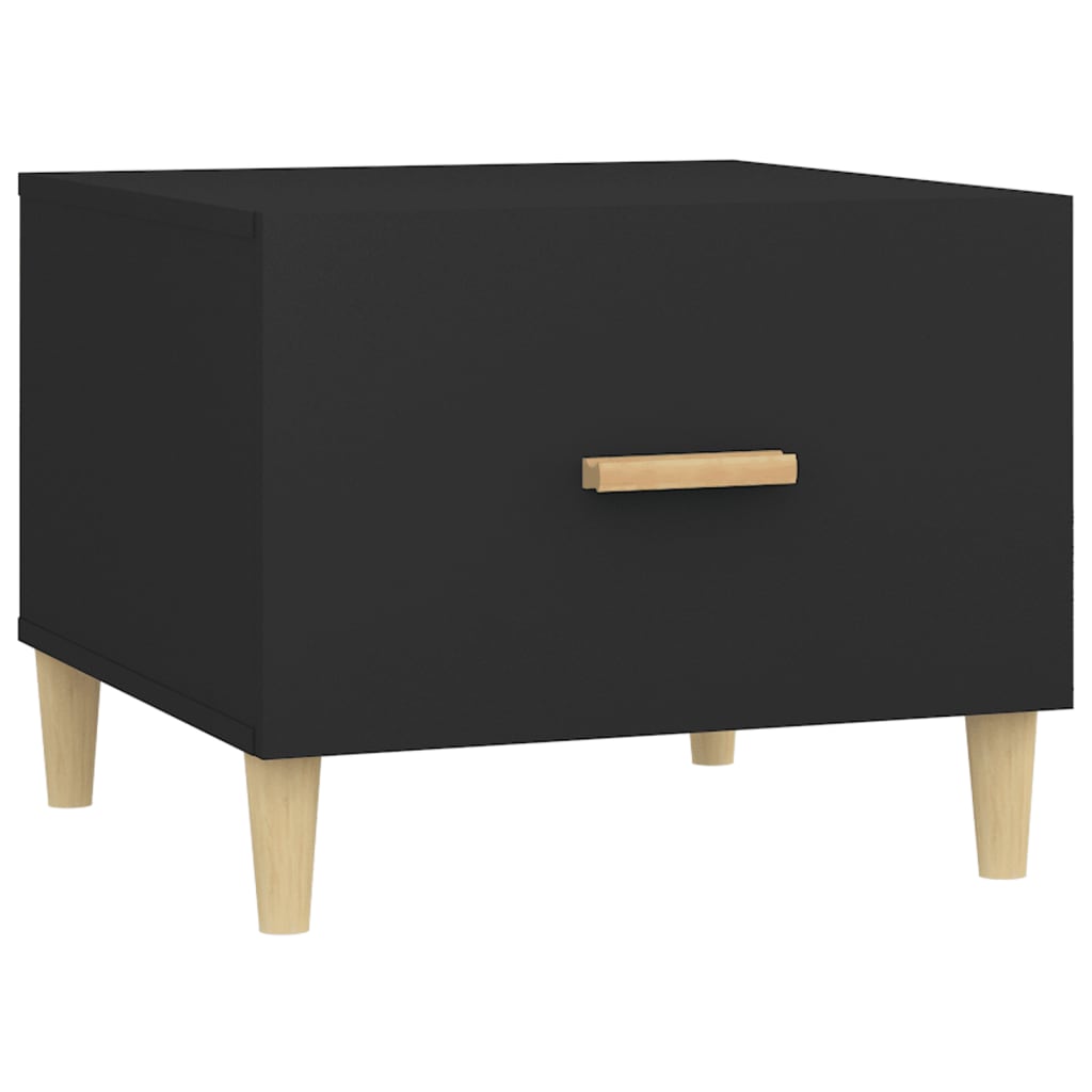 Table basse Noir 50x50x40 cm Bois d’ingénierie - Tables basses