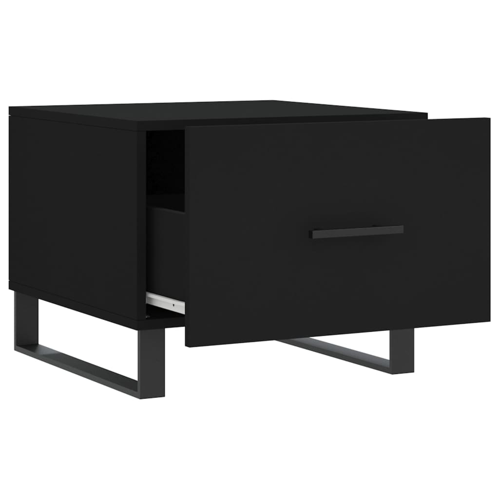 Table basse Noir 50x50x40 cm Bois d’ingénierie - Tables basses