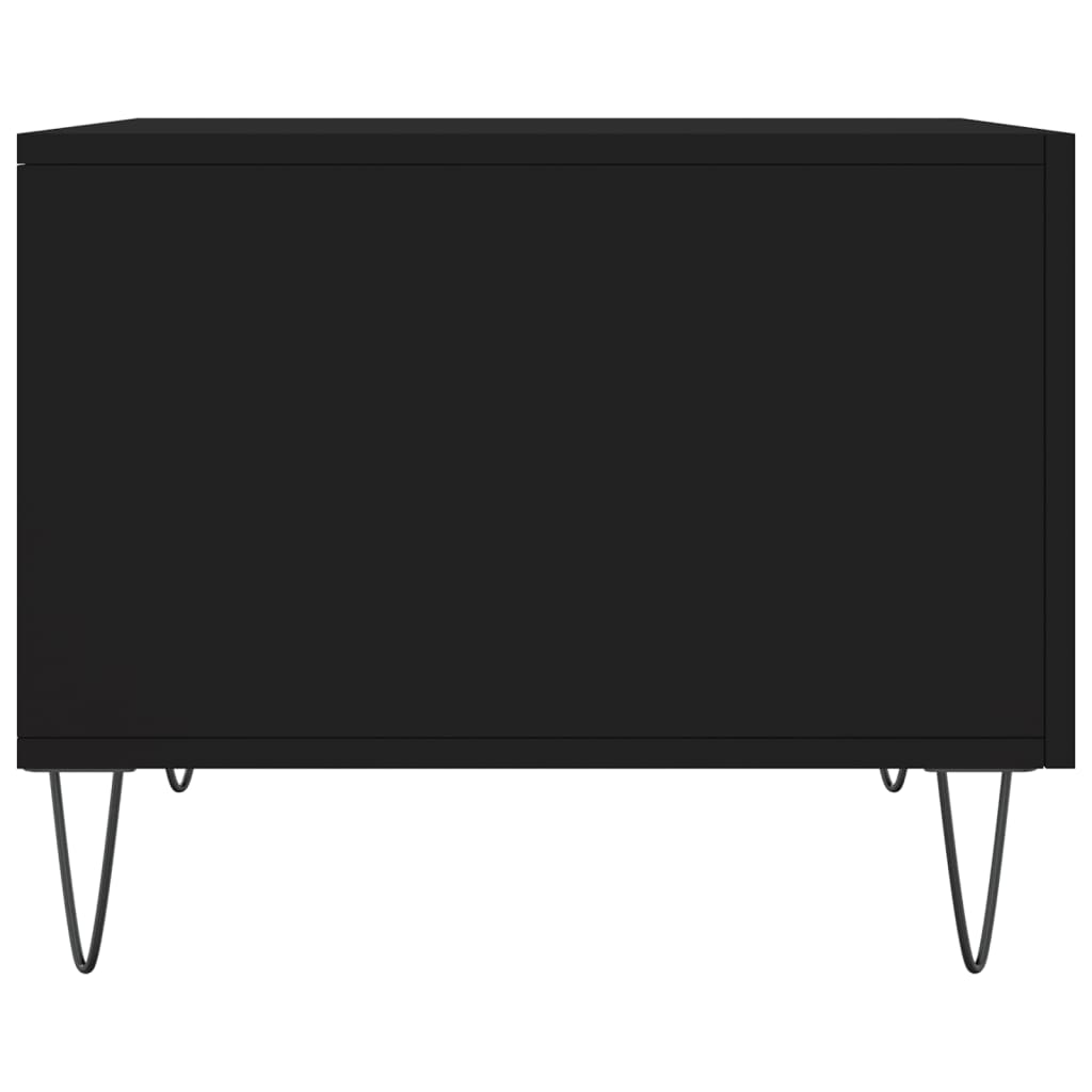 Table basse Noir 50x50x40 cm Bois d’ingénierie - Tables basses