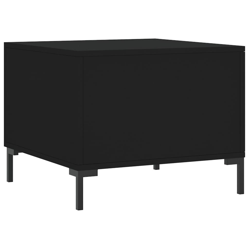 Table basse Noir 50x50x40 cm Bois d’ingénierie - Tables basses