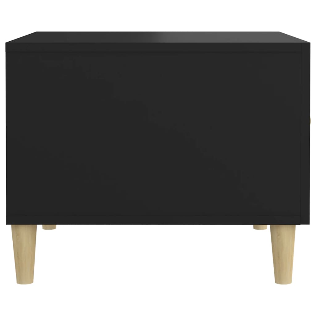 Table basse Noir 50x50x40 cm Bois d’ingénierie - Tables basses