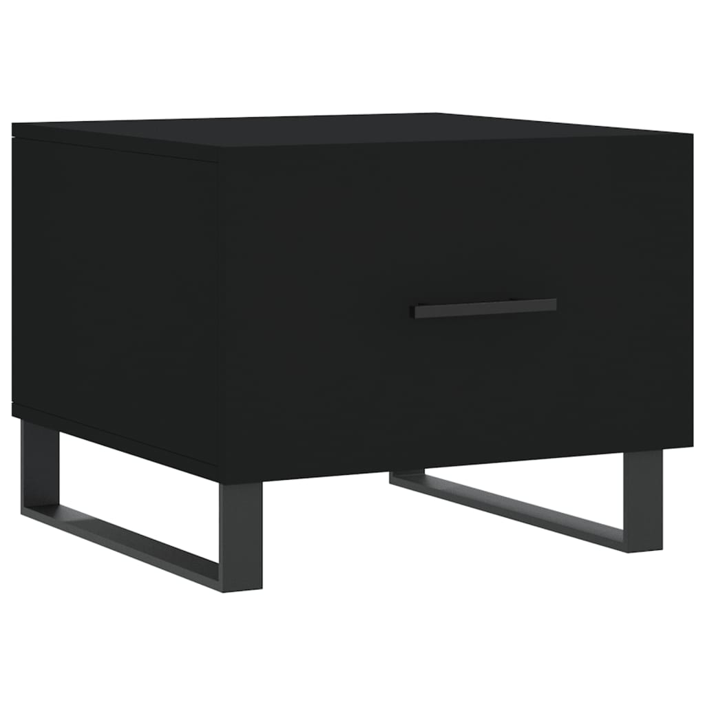 Table basse Noir 50x50x40 cm Bois d’ingénierie - Tables basses