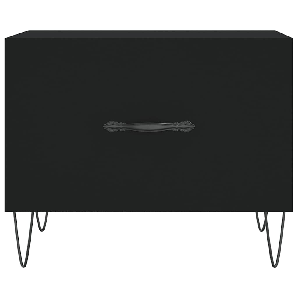 Table basse Noir 50x50x40 cm Bois d’ingénierie - Tables basses