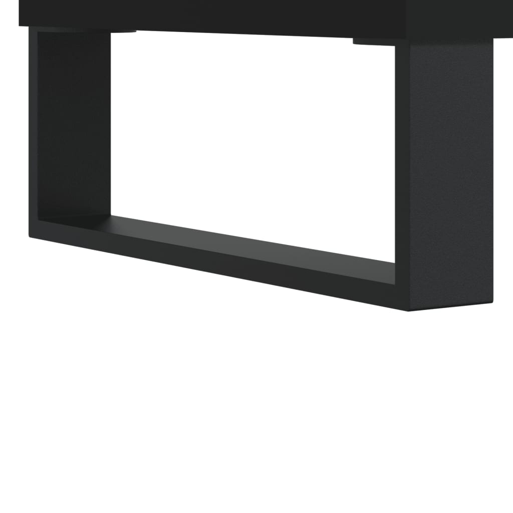 Table basse Noir 50x50x40 cm Bois d’ingénierie - Tables basses