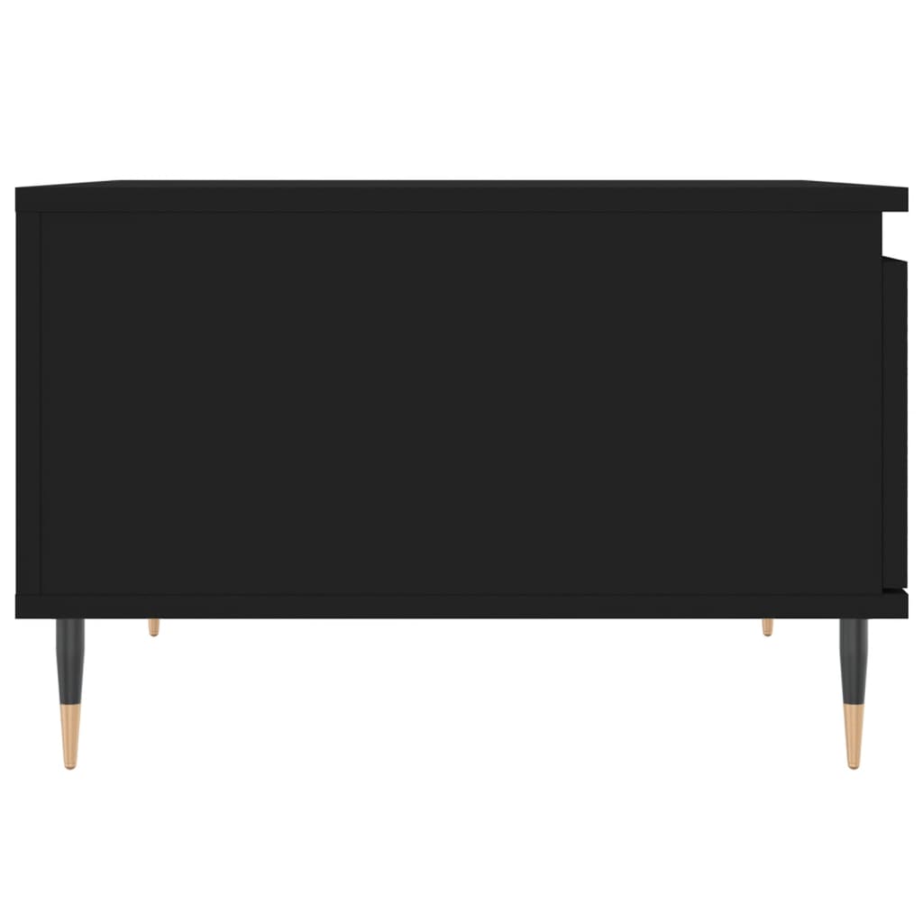Table basse noir 55x55x36,5 cm bois d’ingénierie - Tables basses