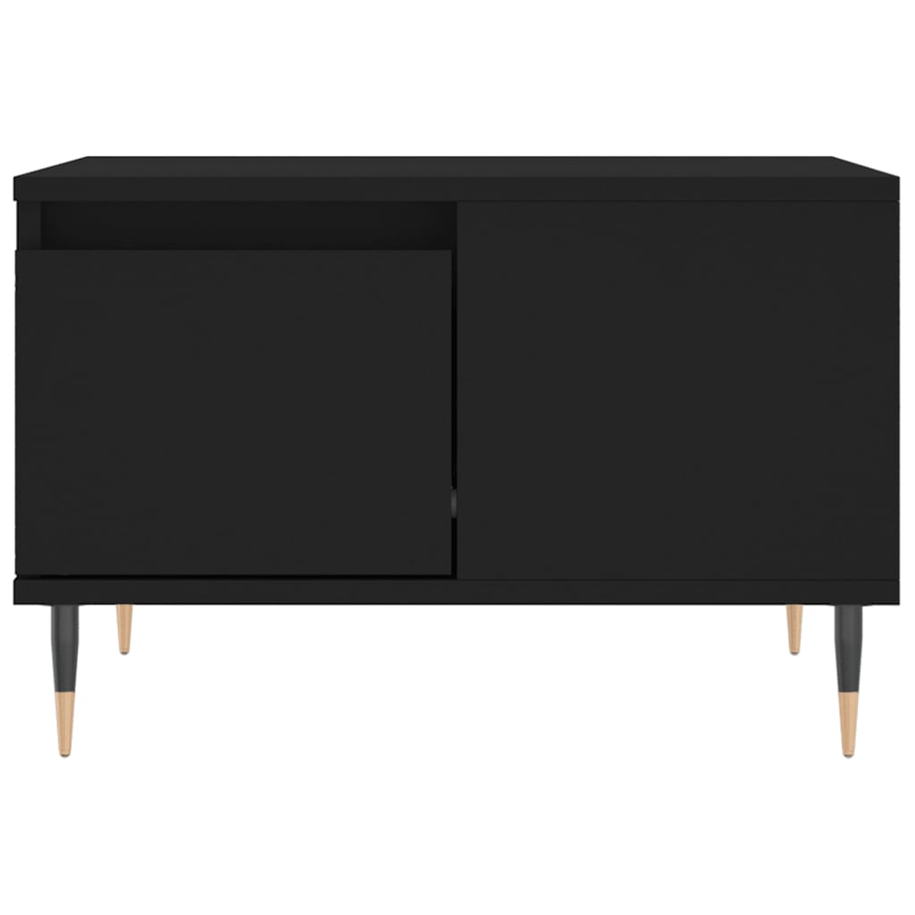 Table basse noir 55x55x36,5 cm bois d’ingénierie - Tables basses