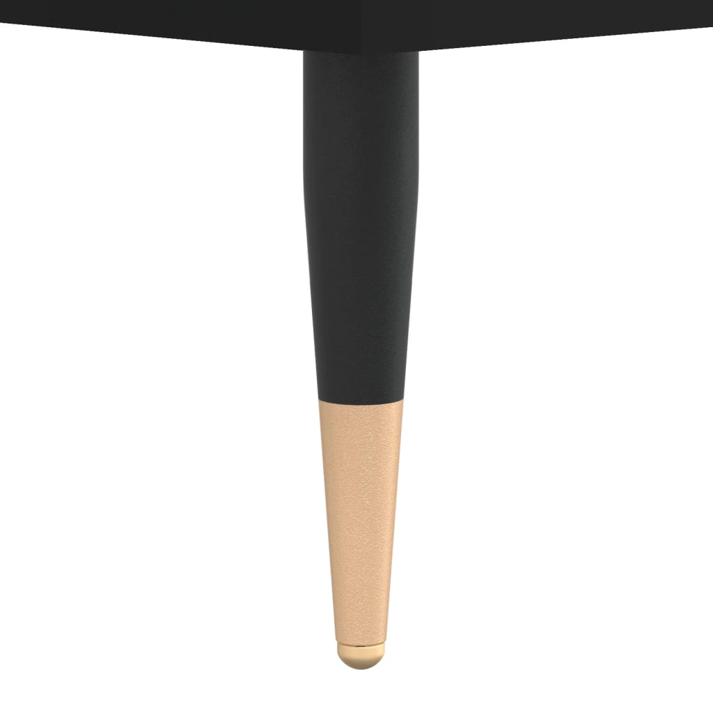 Table basse noir 55x55x36,5 cm bois d’ingénierie - Tables basses