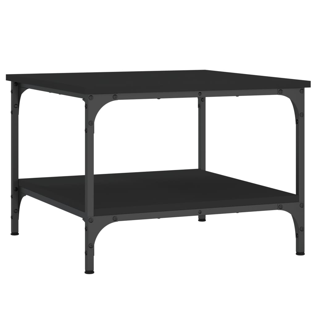 Table basse Noir 55x55x40 cm bois d’ingénierie - Tables basses