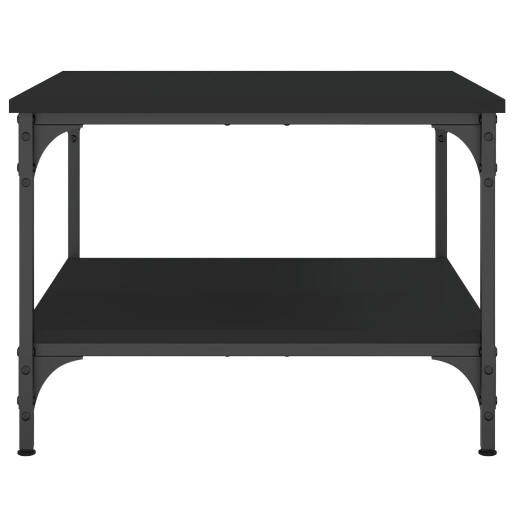 Table basse Noir 55x55x40 cm bois d’ingénierie - Tables basses