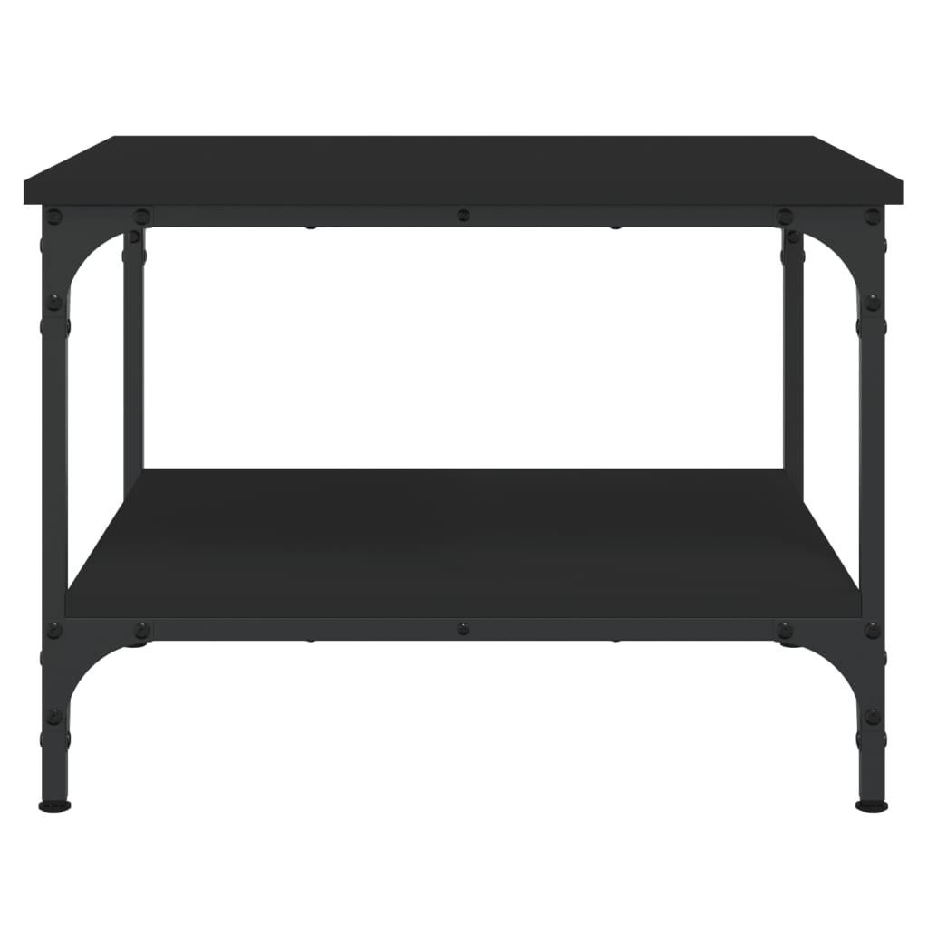 Table basse Noir 55x55x40 cm bois d’ingénierie - Tables basses