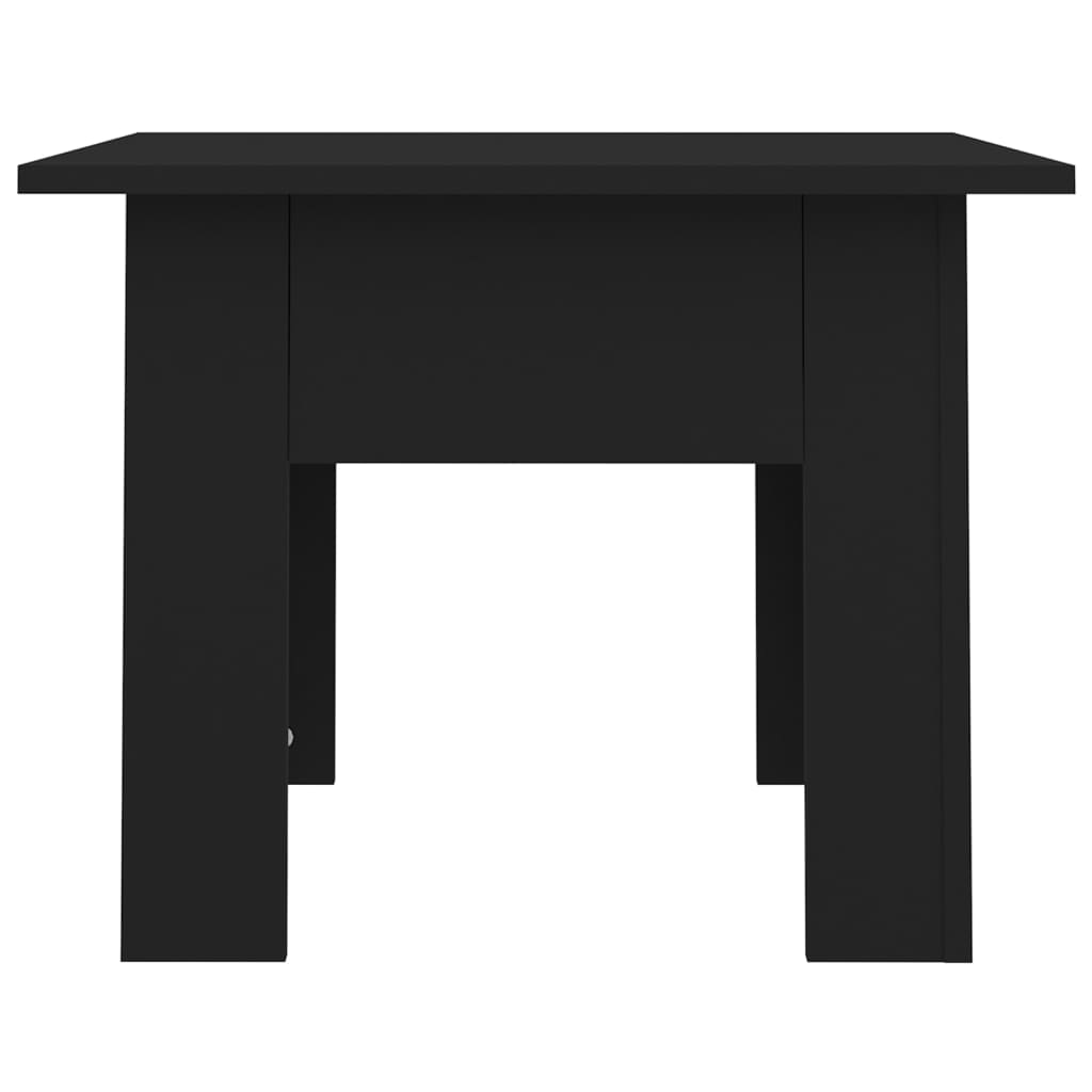 Table basse noir 55x55x42 cm bois d’ingénierie - Tables basses
