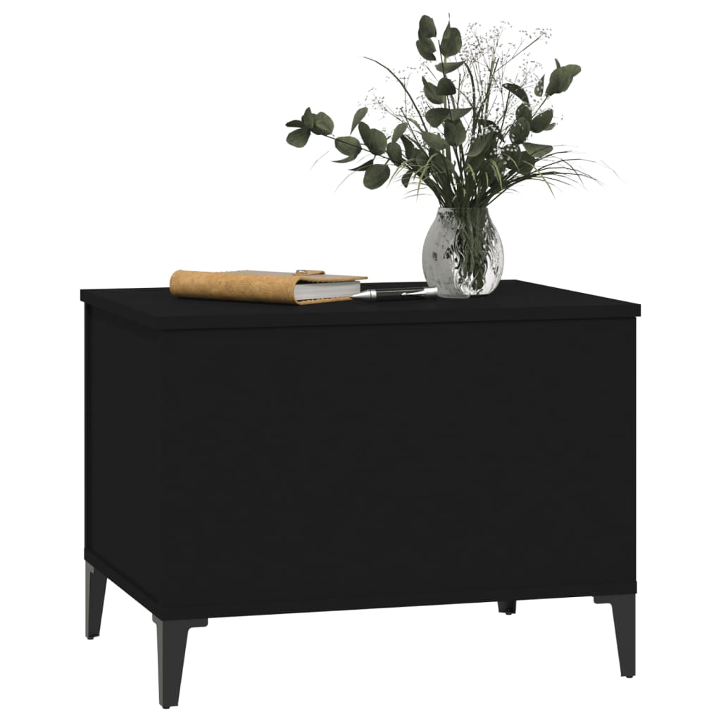 Table basse Noir 60x44,5x45 cm Bois d’ingénierie - Tables basses