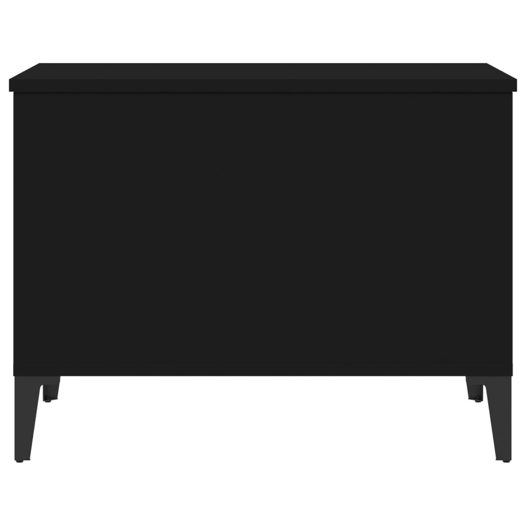 Table basse Noir 60x44,5x45 cm Bois d’ingénierie - Tables basses