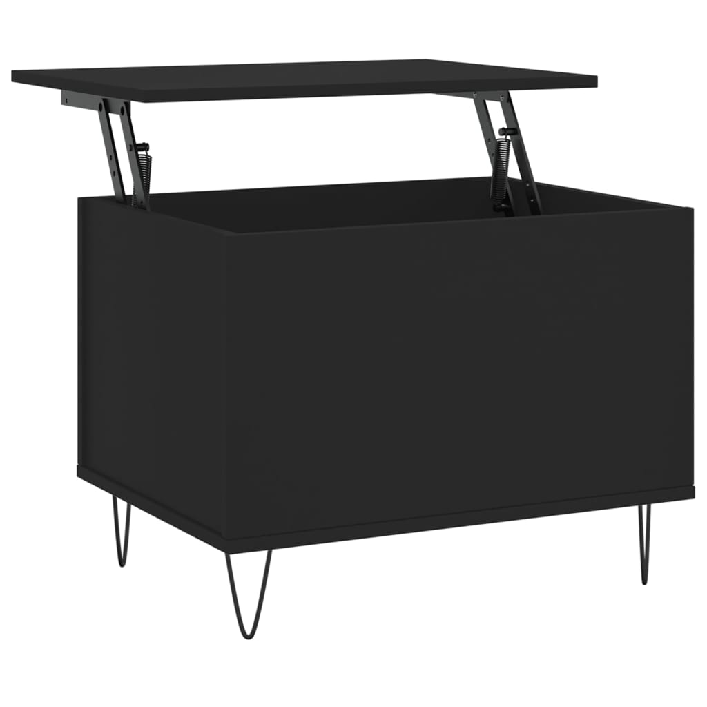 Table basse Noir 60x44,5x45 cm Bois d’ingénierie - Tables basses