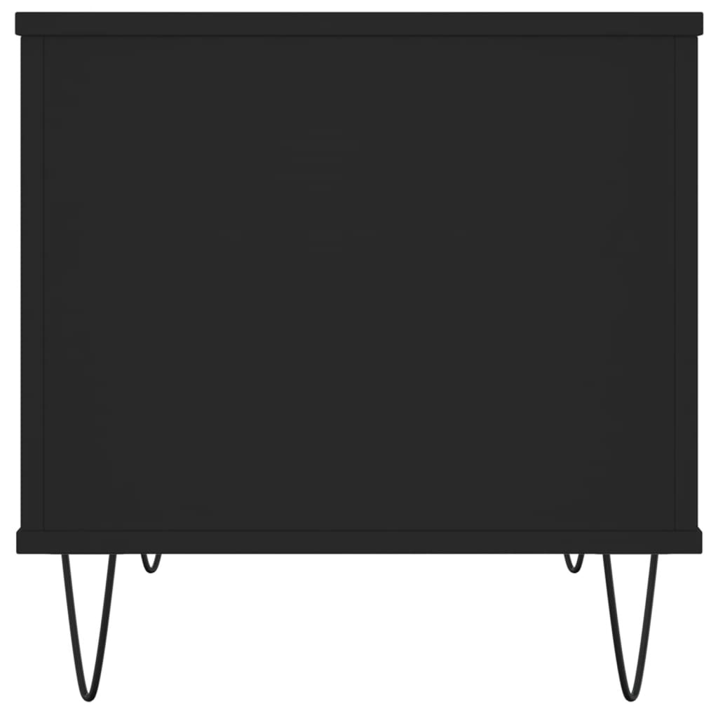 Table basse Noir 60x44,5x45 cm Bois d’ingénierie - Tables basses