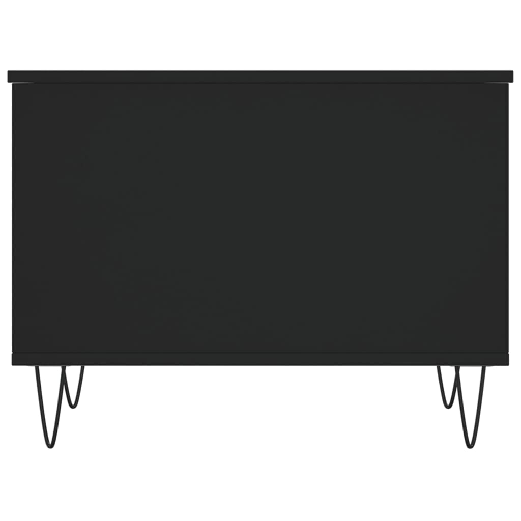 Table basse Noir 60x44,5x45 cm Bois d’ingénierie - Tables basses