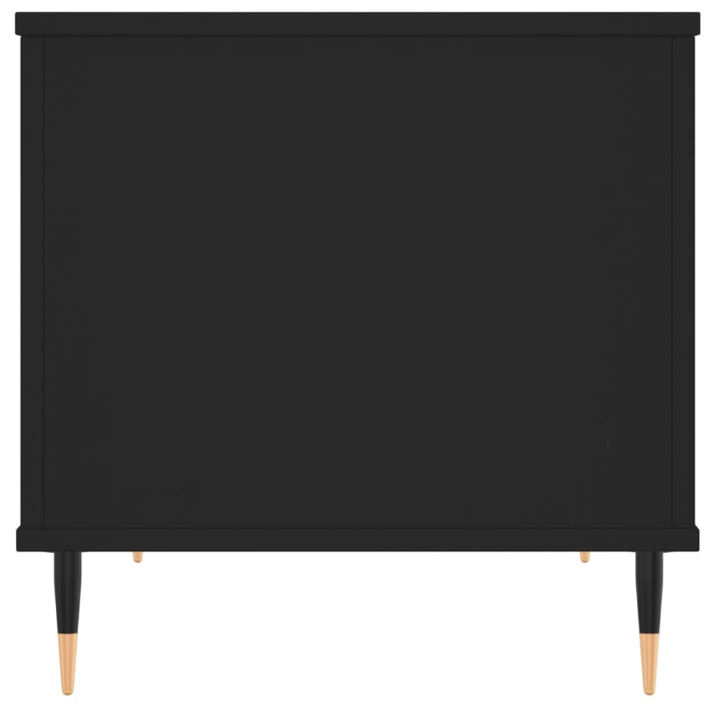 Table basse Noir 60x44,5x45 cm Bois d’ingénierie - Tables basses