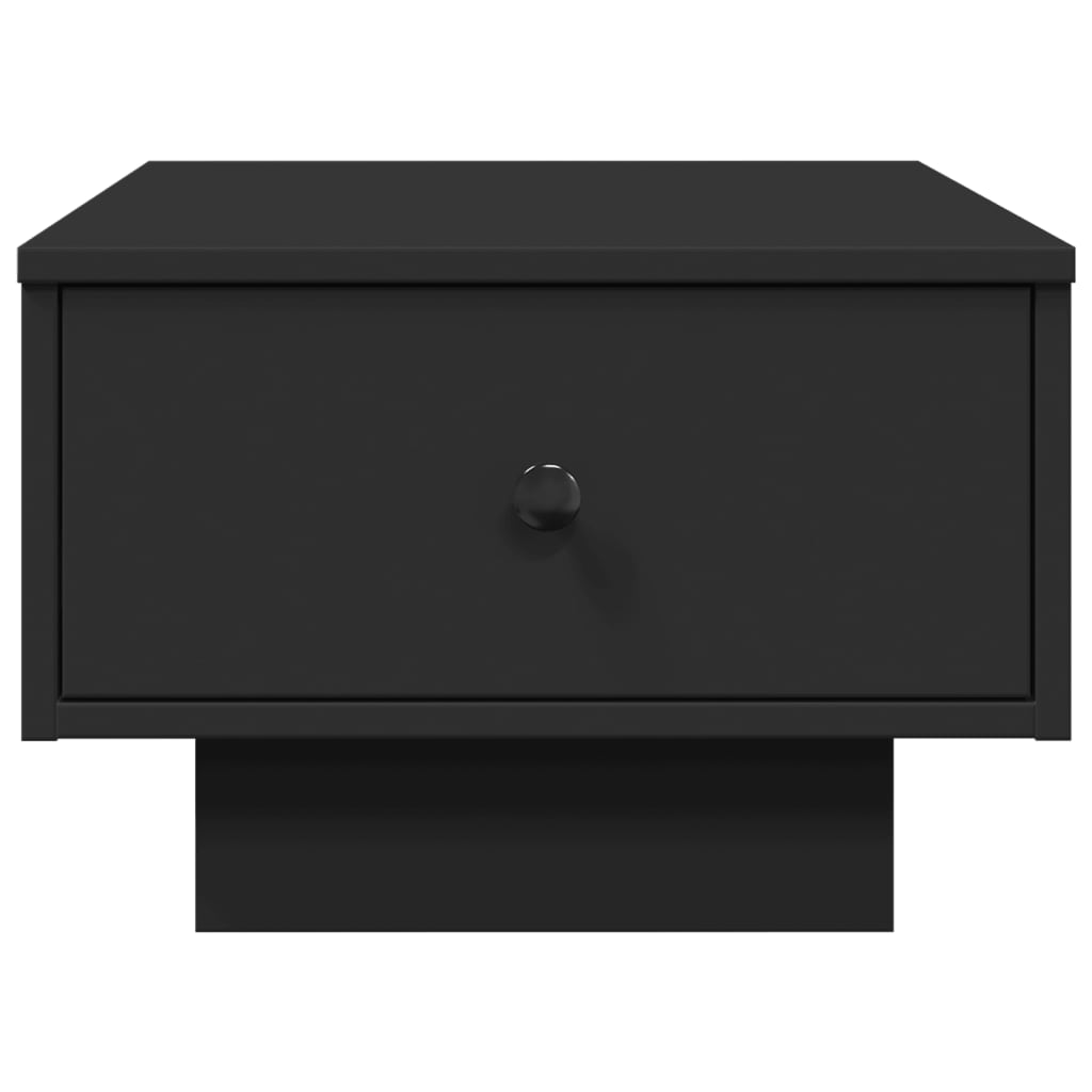 Table basse noir 60x45x31 cm bois d’ingénierie - Tables basses