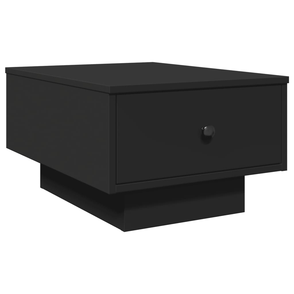 Table basse noir 60x45x31 cm bois d’ingénierie - Tables basses