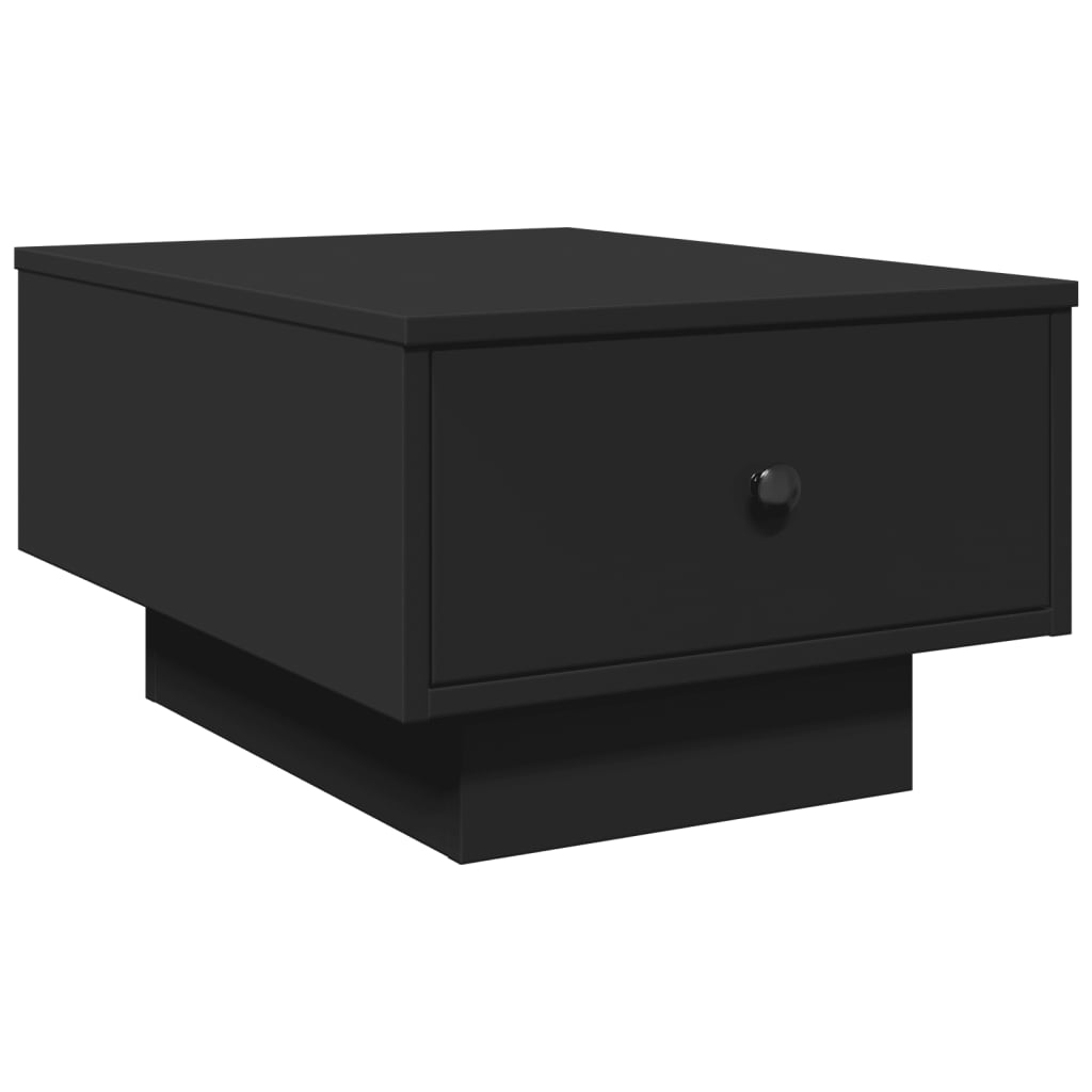 Table basse noir 60x45x31 cm bois d’ingénierie - Tables basses