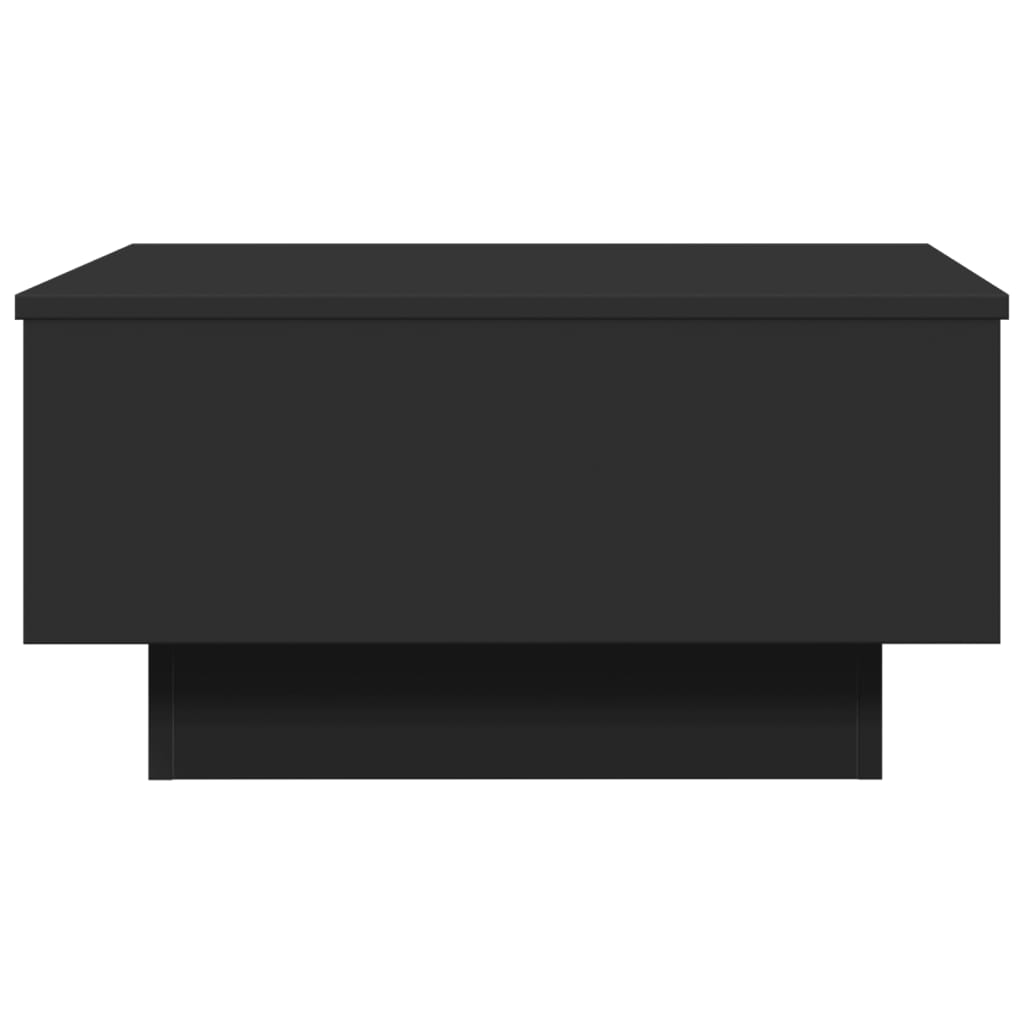 Table basse noir 60x45x31 cm bois d’ingénierie - Tables basses