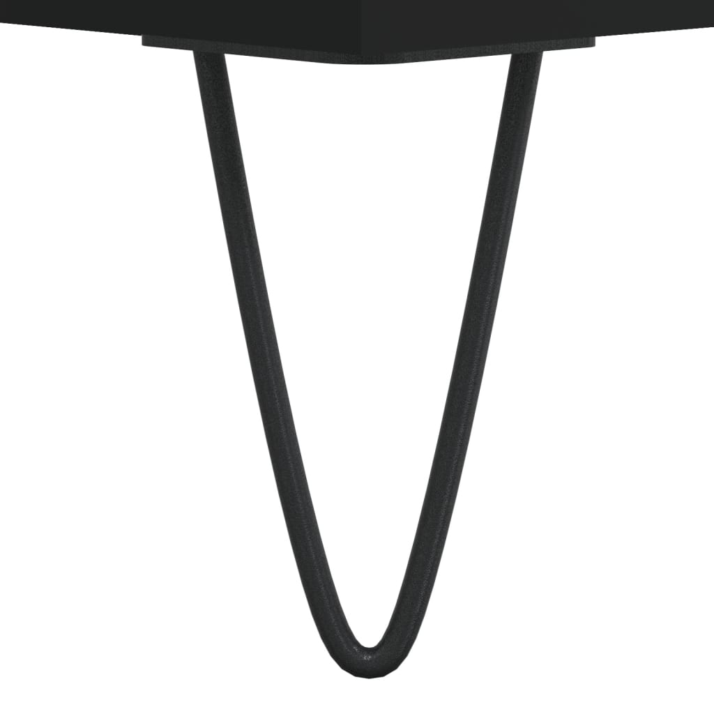 Table basse Noir 60x50x36,5 cm Bois d’ingénierie - Tables basses