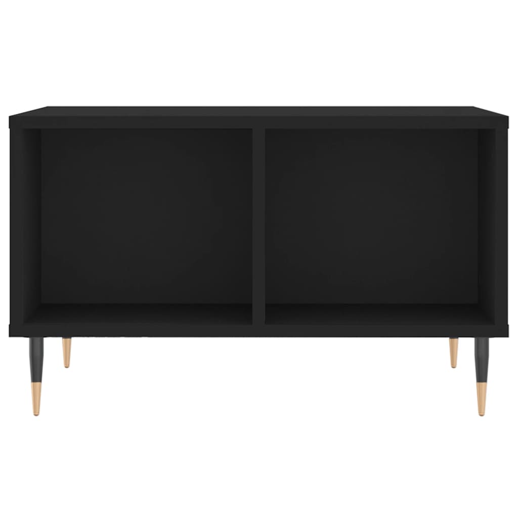 Table basse Noir 60x50x36,5 cm Bois d’ingénierie - Tables basses