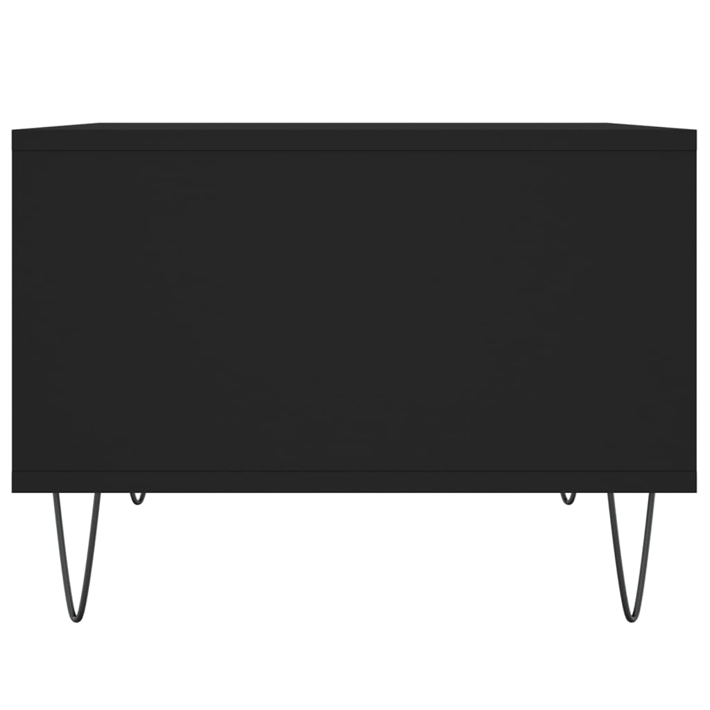 Table basse Noir 60x50x36,5 cm Bois d’ingénierie - Tables basses