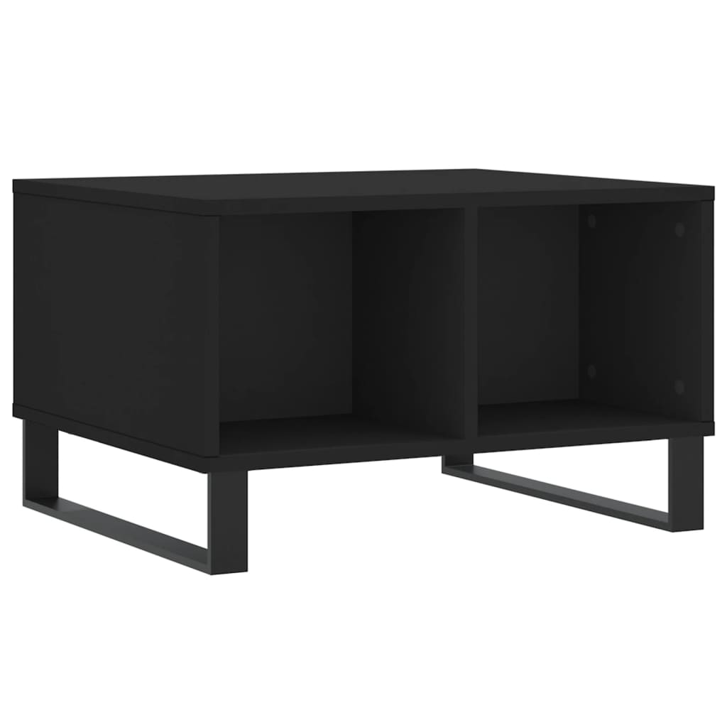 Table basse Noir 60x50x36,5 cm Bois d’ingénierie - Tables basses