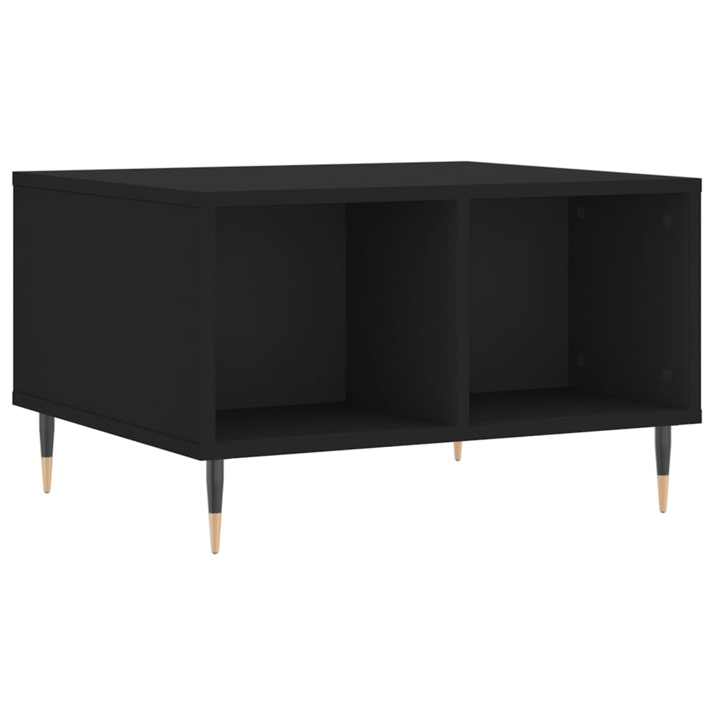 Table basse Noir 60x50x36,5 cm Bois d’ingénierie - Tables basses