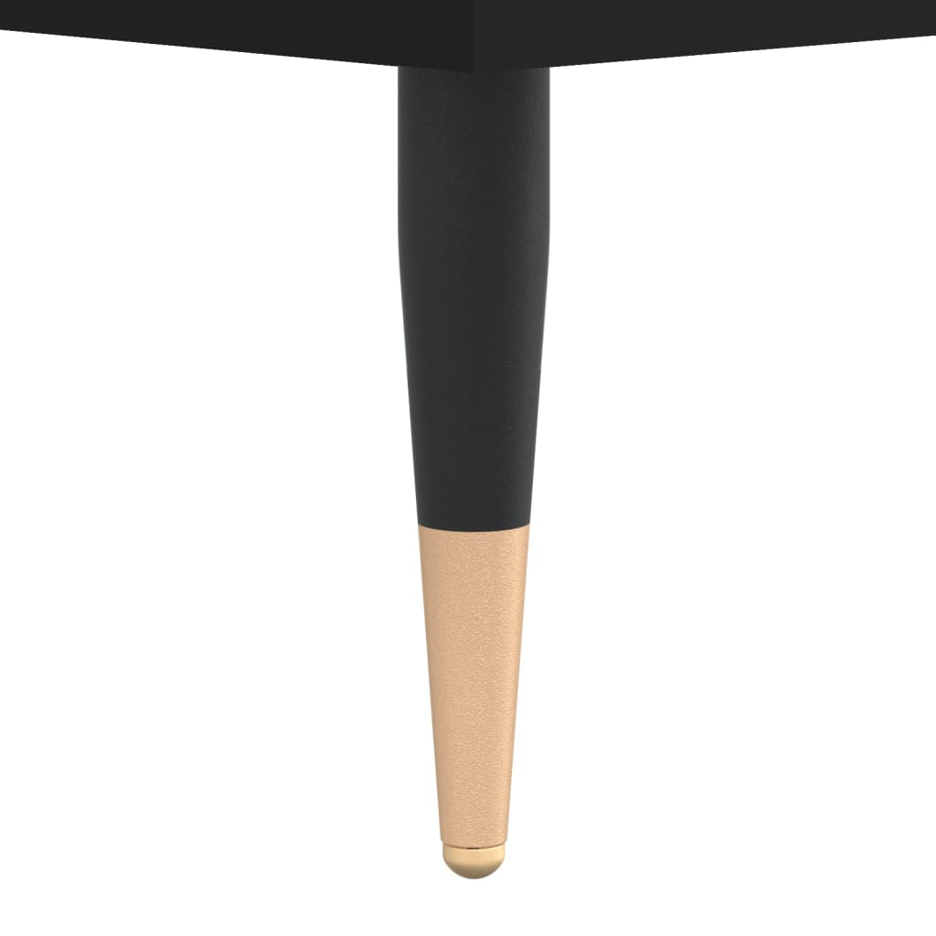 Table basse noir 60x50x40 cm bois d’ingénierie - Tables basses