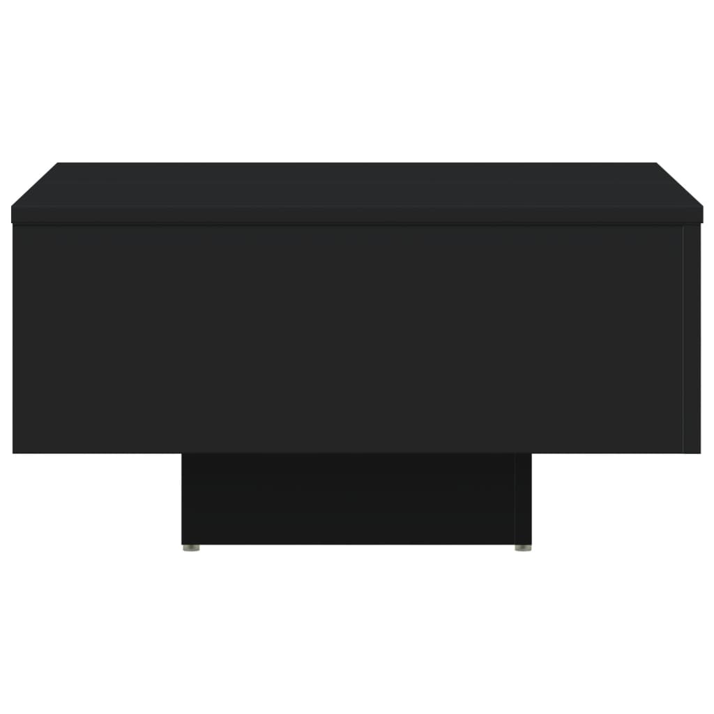 Table basse noir 60x60x31,5 cm bois d’ingénierie - Tables basses