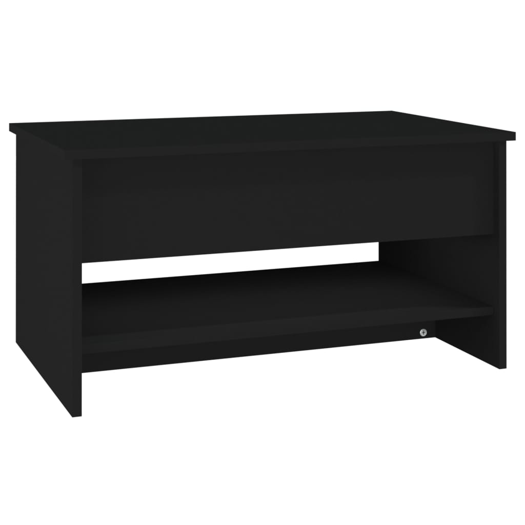 Table basse Noir 80x50x40 cm Bois d’ingénierie - Tables basses