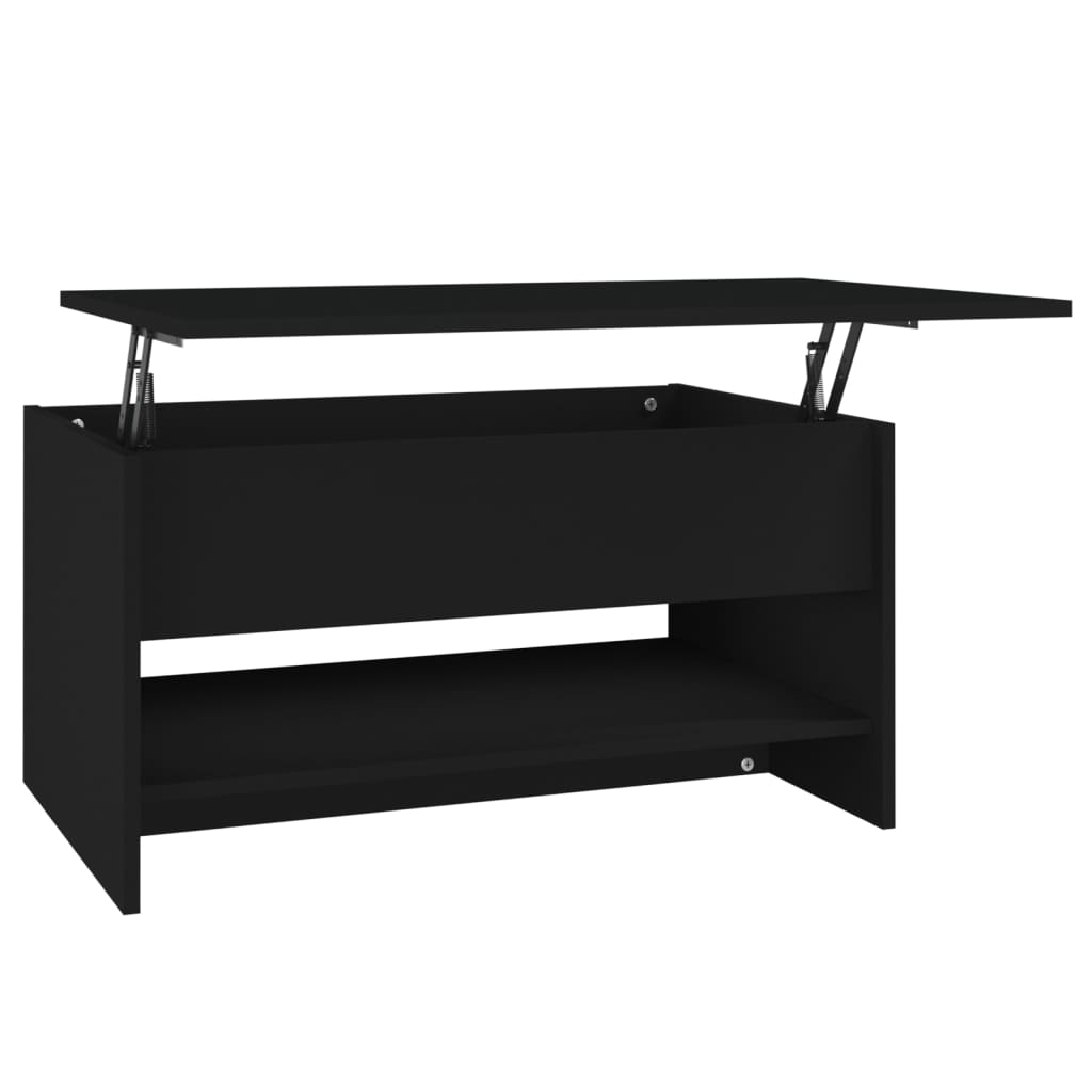 Table basse Noir 80x50x40 cm Bois d’ingénierie - Tables basses