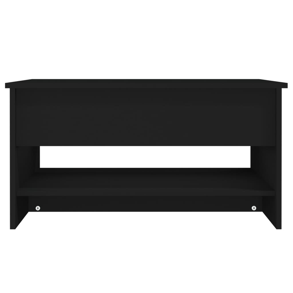 Table basse Noir 80x50x40 cm Bois d’ingénierie - Tables basses