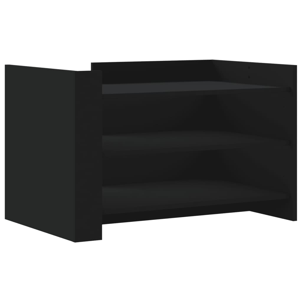 Table basse noir 80x50x50 cm bois d’ingénierie - Tables basses