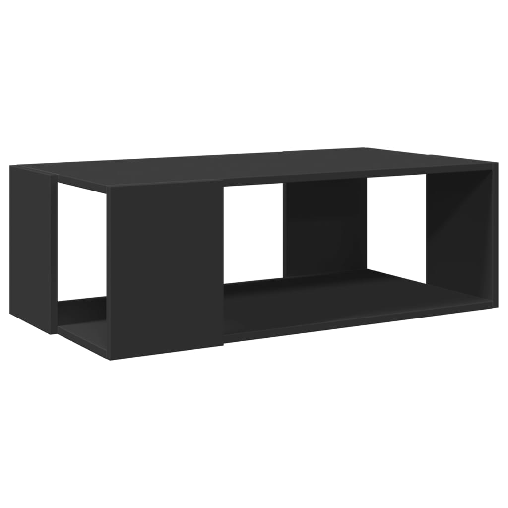 Table basse noir 89,5x48x30 cm bois d’ingénierie - Tables basses