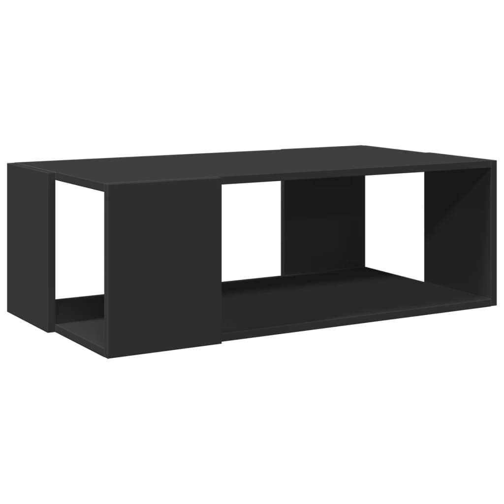 Table basse noir 89,5x48x30 cm bois d’ingénierie - Tables basses
