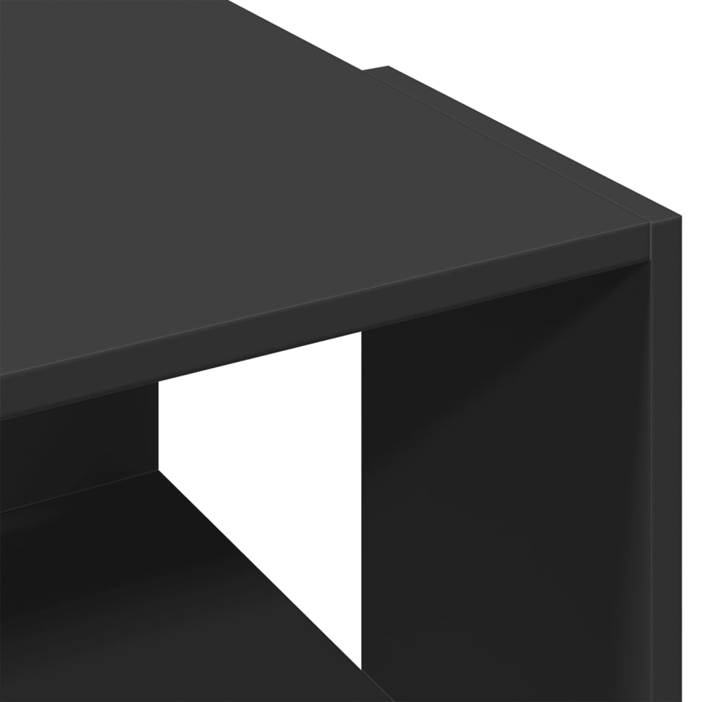 Table basse noir 89,5x48x30 cm bois d’ingénierie - Tables basses