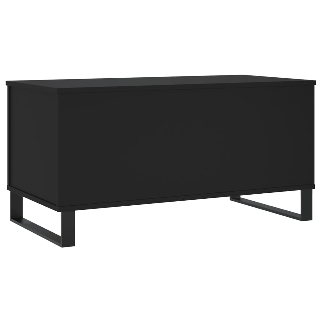 Table basse Noir 90x44,5x45 cm Bois d’ingénierie - Tables basses