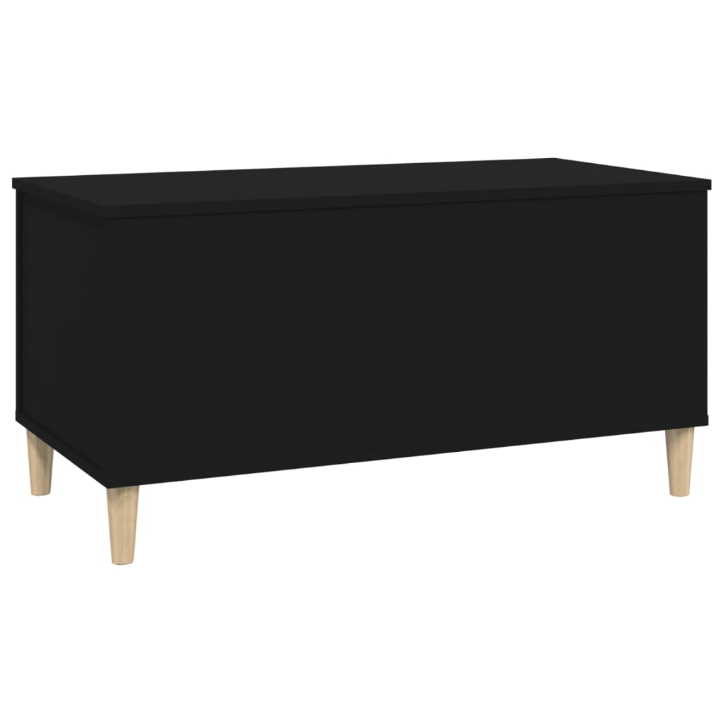 Table basse Noir 90x44,5x45 cm Bois d’ingénierie - Tables basses