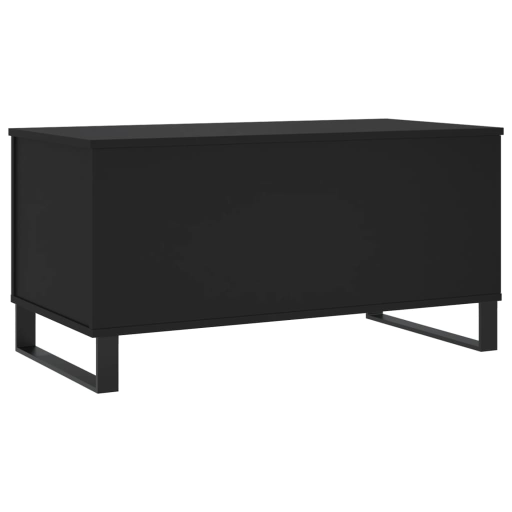 Table basse Noir 90x44,5x45 cm Bois d’ingénierie - Tables basses