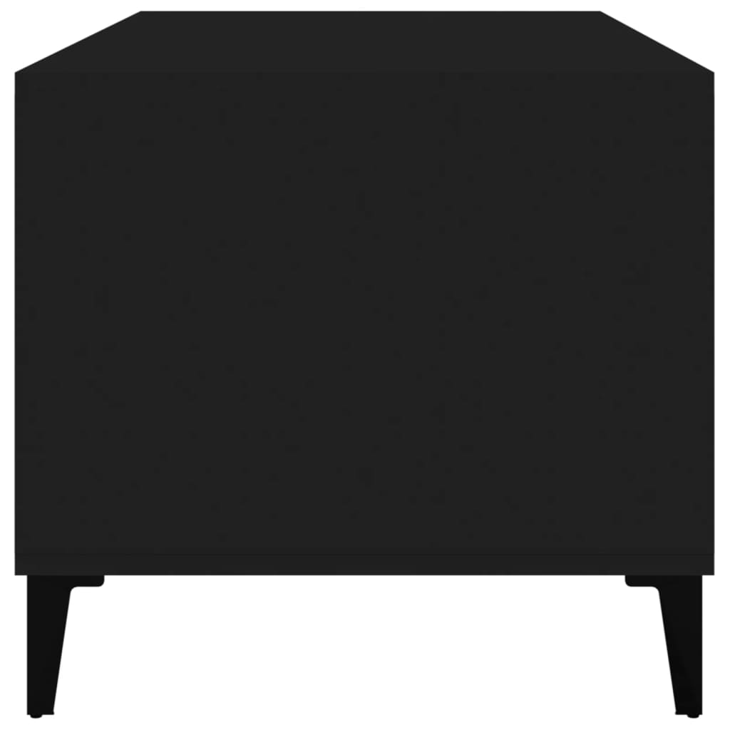 Table basse Noir 90x49x45 cm Bois d’ingénierie - Tables basses