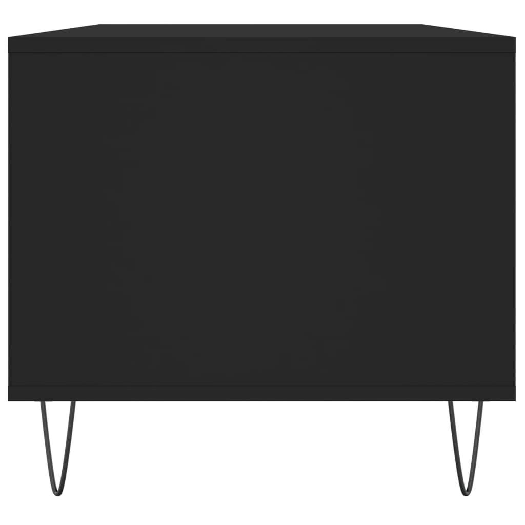 Table basse Noir 90x49x45 cm Bois d’ingénierie - Tables basses