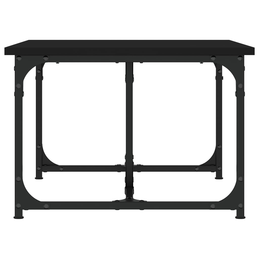 Table basse Noir 90x50x35 cm Bois d’ingénierie - Tables basses